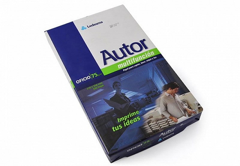 AUTOR*RESMA OF.75grs. 21.6x35.6