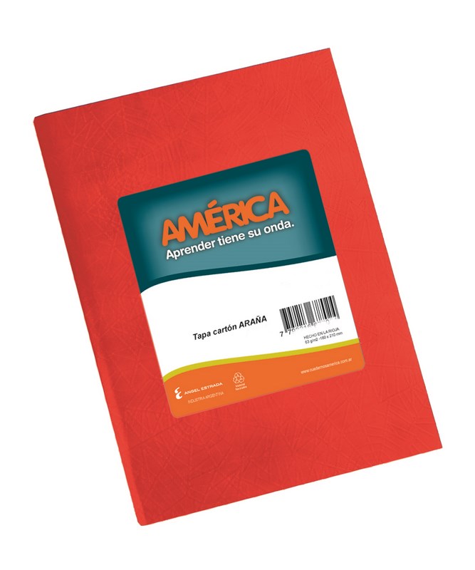 CUAD.T/DURA 42HR.ROJO AMERICA