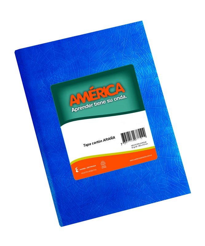 CUAD.T/DURA 42HR.AZUL AMERICA