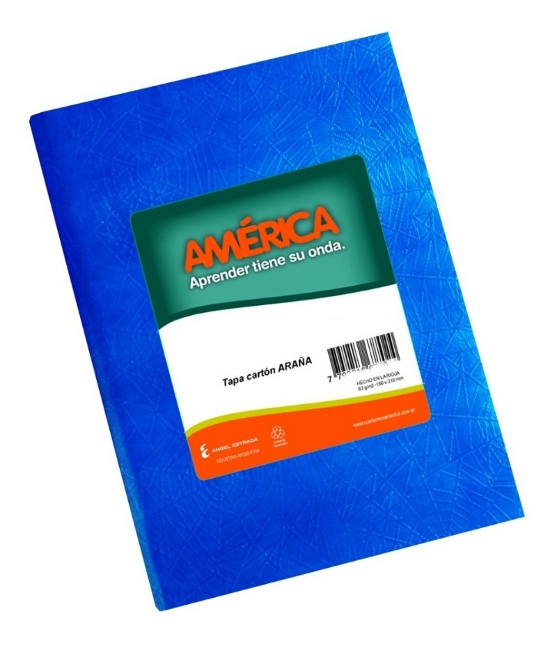 CUAD.T/DURA 82HR.AZUL AMERICA