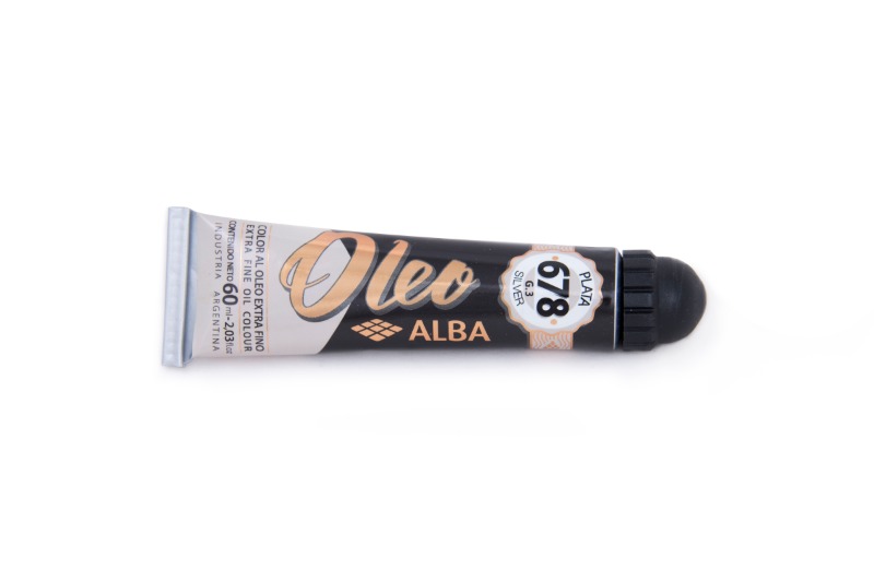 OLEO 60cc.PLATA ALBA