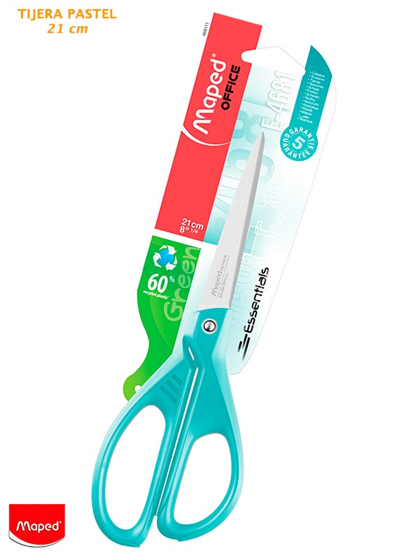 TIJERA 21cm.ESSENTIAL PASTEL  MAPED 