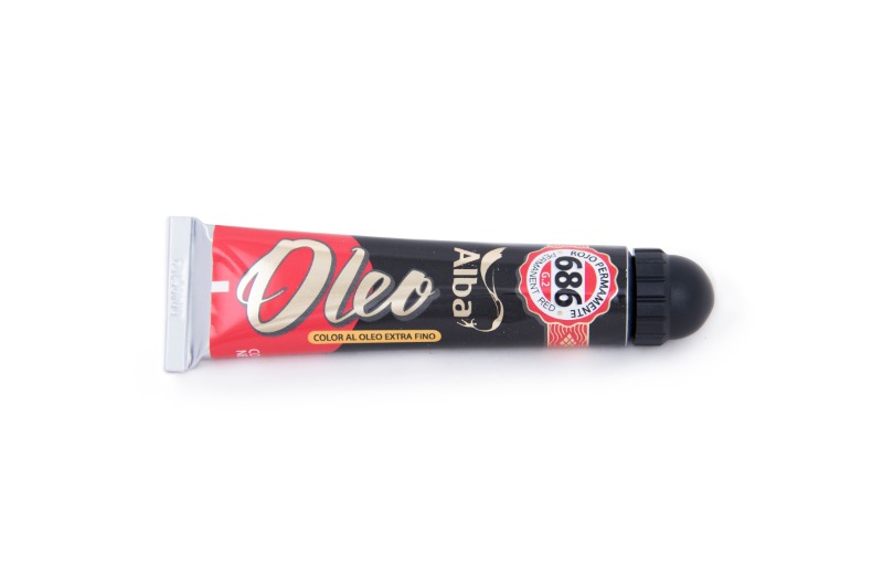 OLEO 60cc.ROJO PERMANENTE ALBA