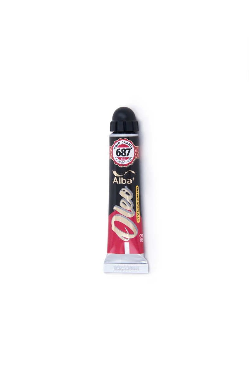 OLEO 18cc.ROJO CARMIN ALBA