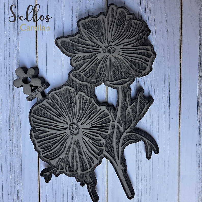 SELLO DECORATIVO FLORES