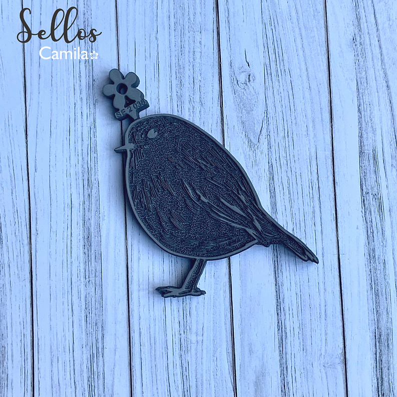 SELLO DECORATIVO PAJARITO