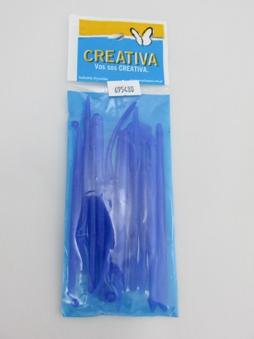 SET DE MINI ESTECAS PLAST.x12u.CREATIVA