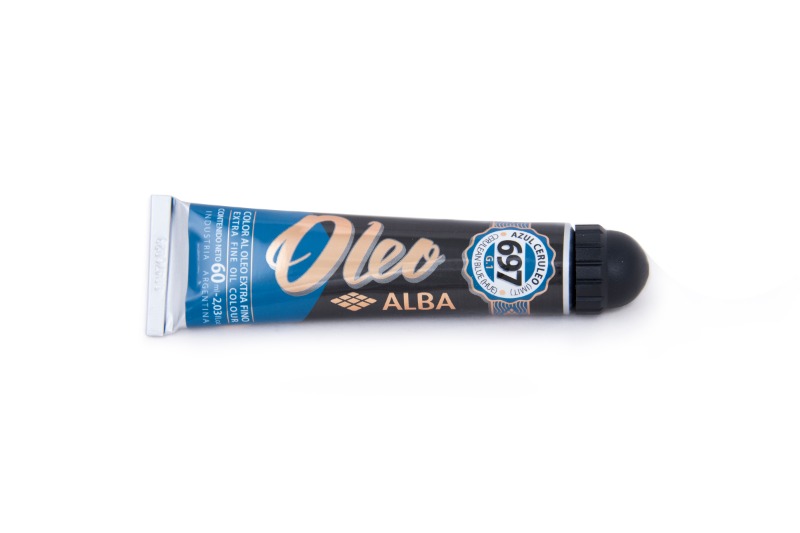 OLEO 60cc.AZUL CERULEO IMIT.ALBA