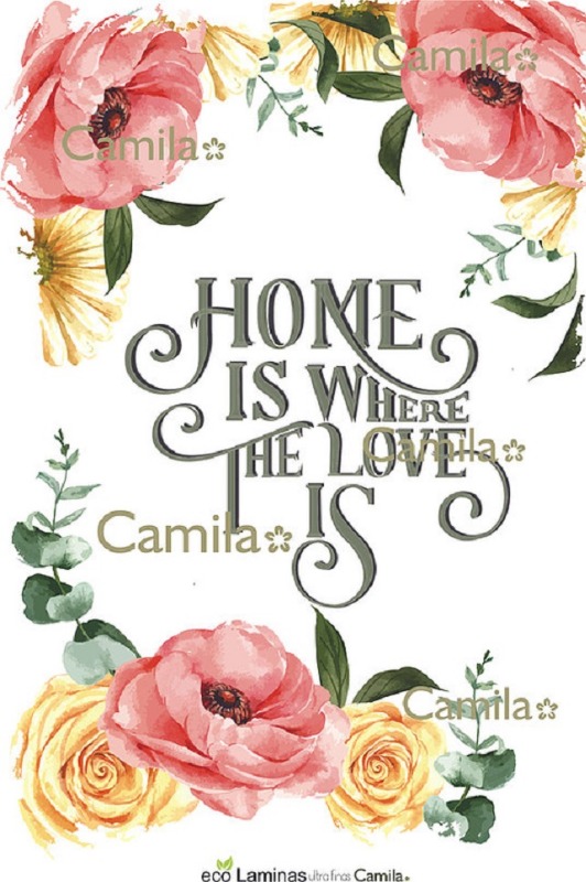 LAMINAS P/DECOUPAGE.A4 U.FINA HOT STAMPING x1u.CAMILA