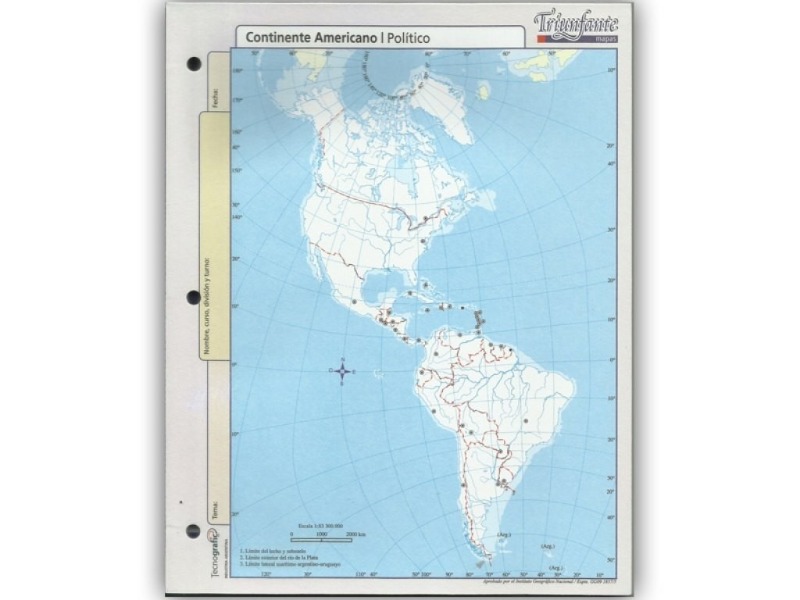 MAPA ESCOLAR N*3 x1u.