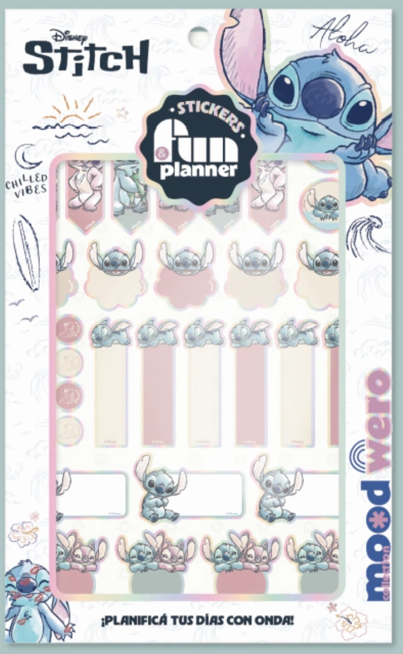 STICKER PLANNER x6u. STITCH