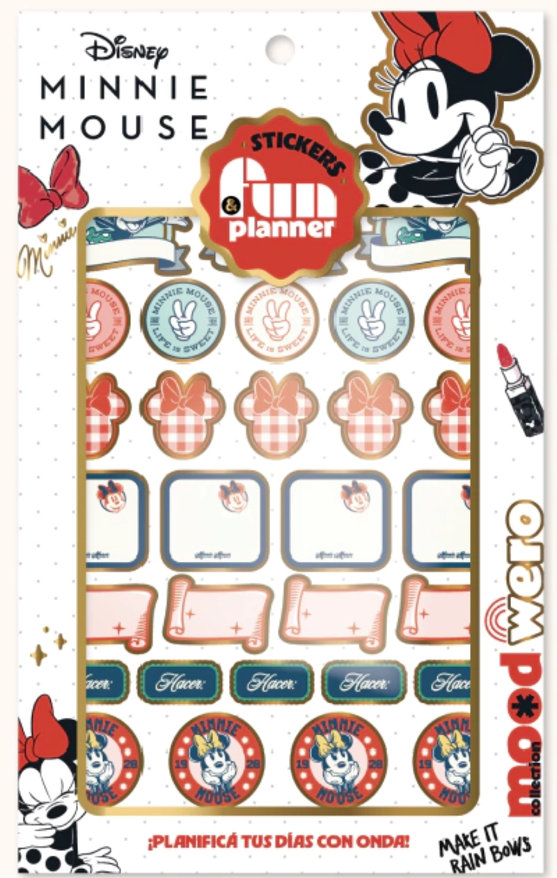 STICKER PLANNER x6u. MINNIE MOUSSE