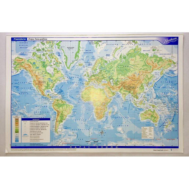 MAPA ESCOLAR CROMO N*6 x1u.