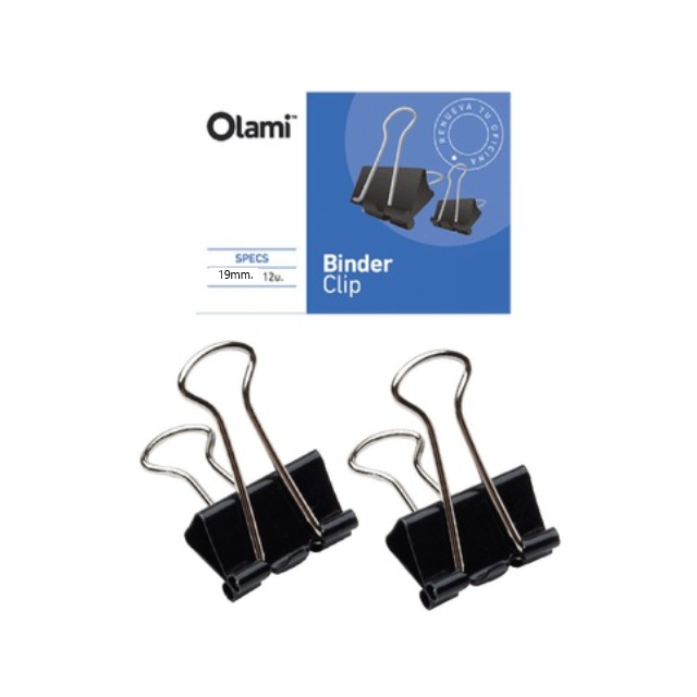 SUPERCLIP NEGRO N* 1 19mm. OLAMI