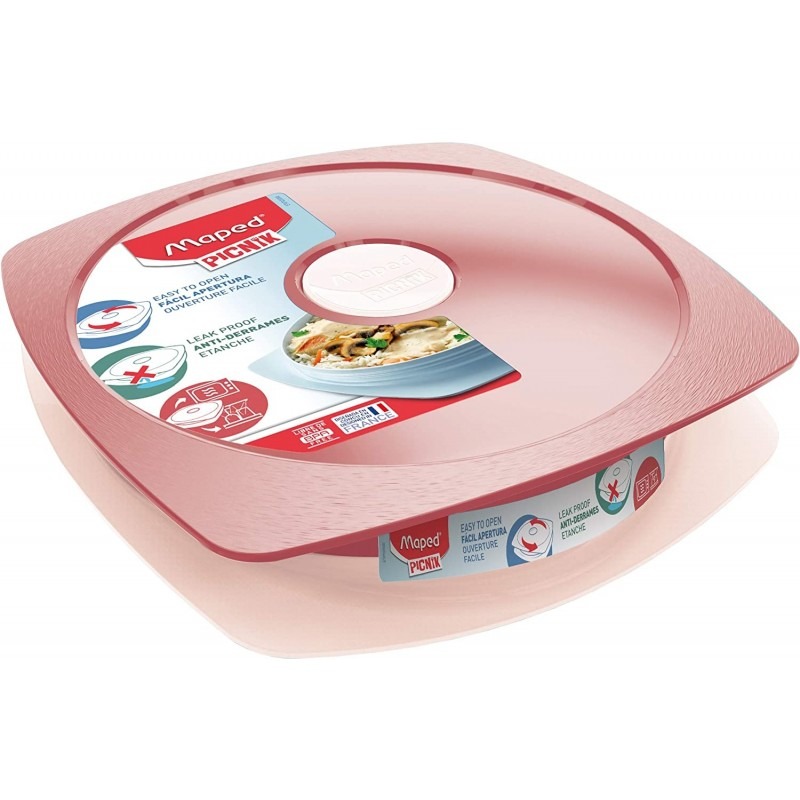 PLATO P/ALIMENTOS CONCEPT ROJO