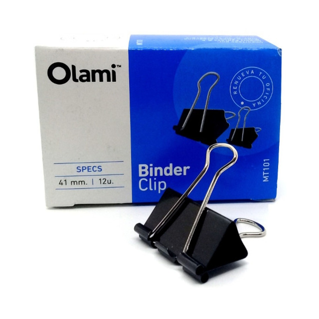SUPERCLIP NEGRO N* 4  41mm. OLAMI
