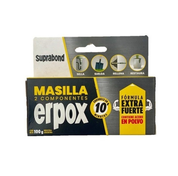 MASILLA 2 COMP ERPOX 10" 100GRS. SUPRABOND