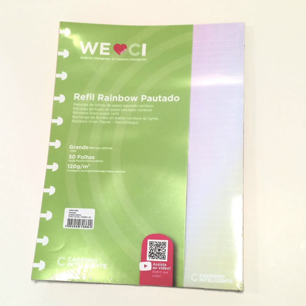 REPUESTO A4 x30HR RAINBOW P/CUAD.INTELIGENTE  