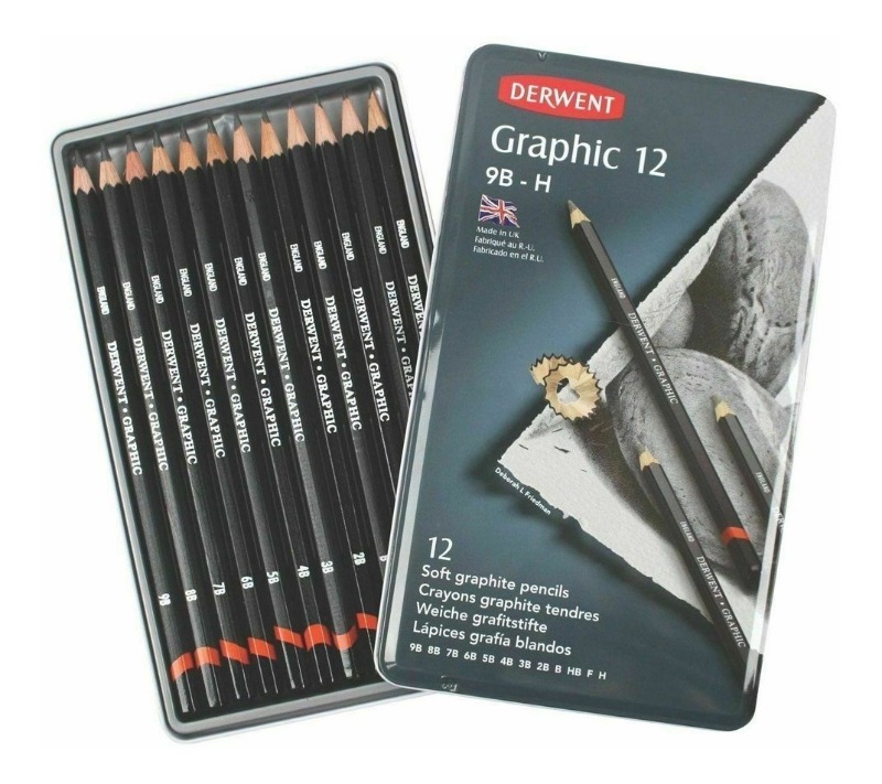 LAPIZ GRAFITO x12u.GRADUADOS DERWENT
