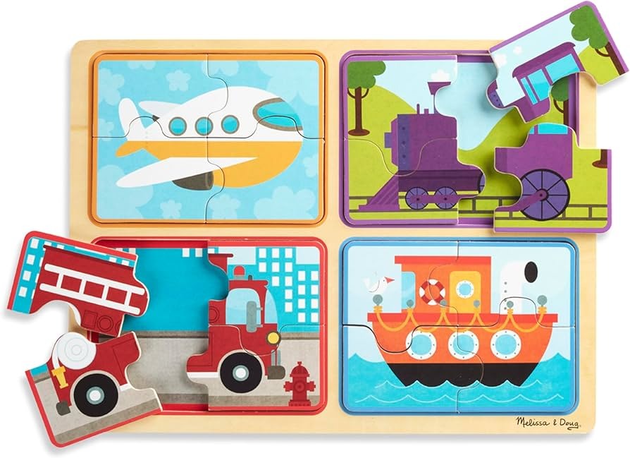 PUZZLE MADERA 2 MODELOS CAMION 