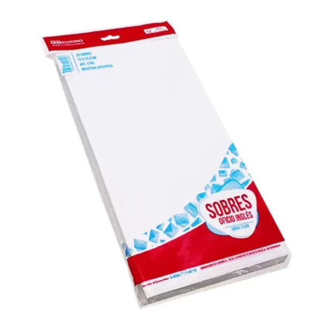 SOBRES OF.INGLES 90grs.x20u.MEDORO