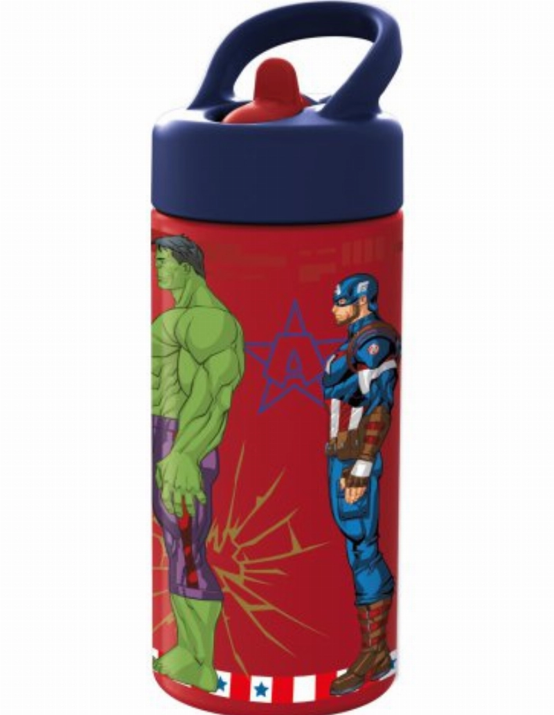 BOTELLA DE AGUA C/PICO 410ml. AVENGERS
