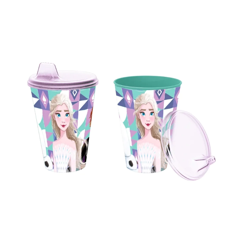 VASO 430ml.C/TAPAyPICO FROZEN