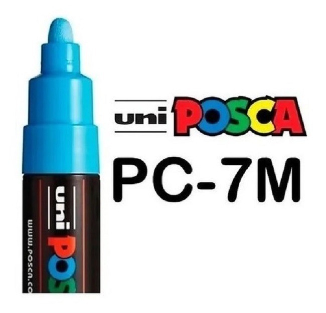 MARC.P/RED.POSCA GRUESO PC-7M UNI