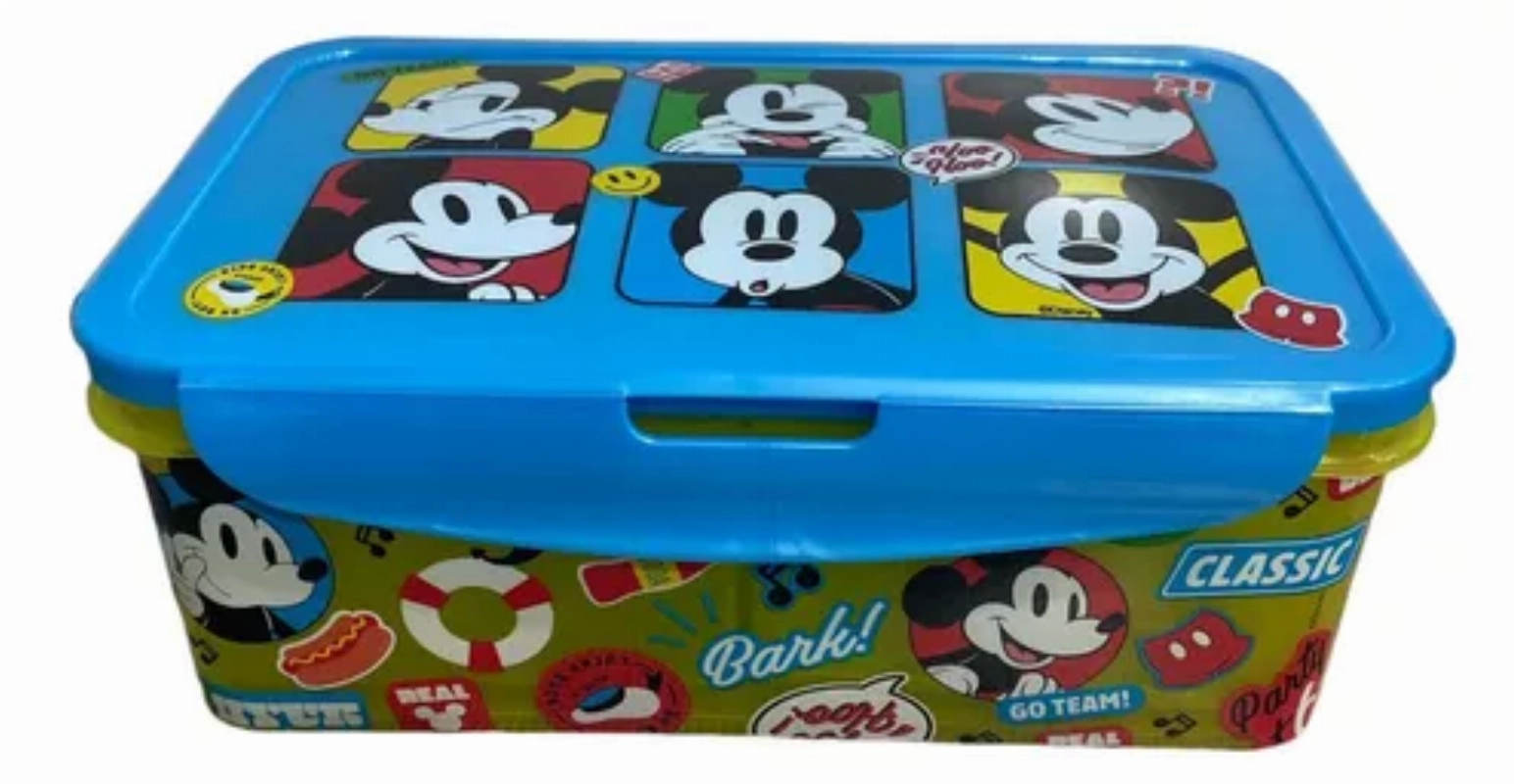 CAJA SANDWICHERA RECT. MICKEY