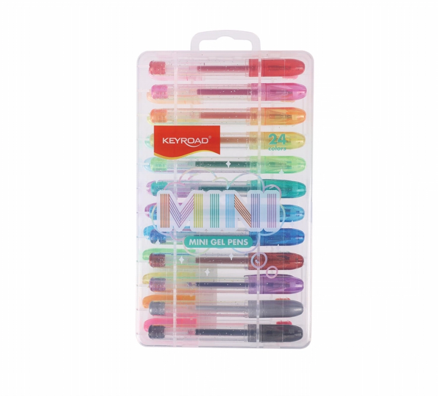 ROLLER GEL  MINI x24u. COLORES KEYROAD