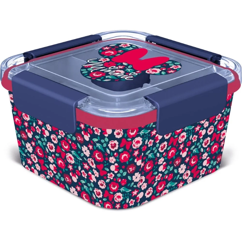 CAJA TUPPER 1810ml.CUADR.MINNIE