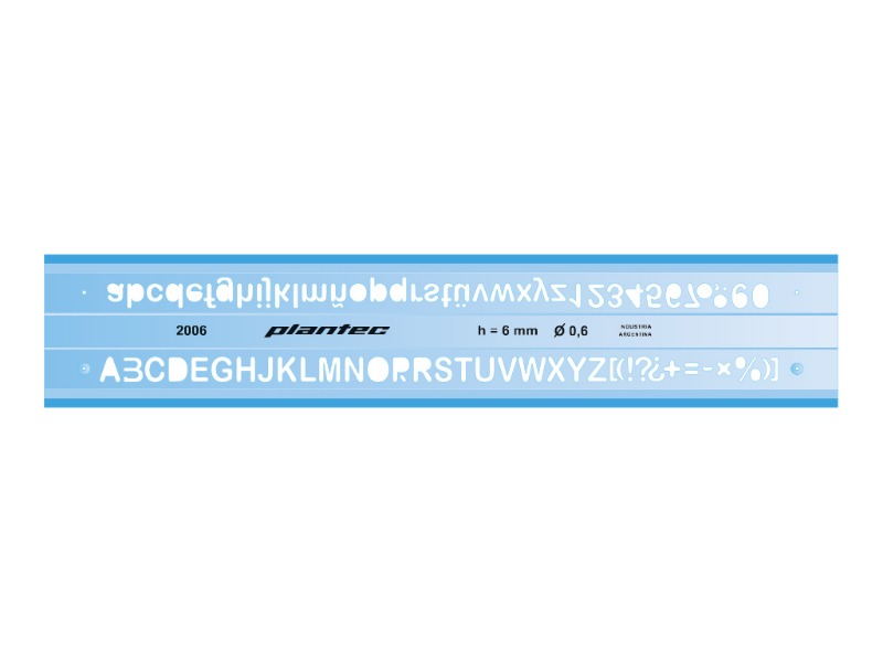 LETROGRAFO INYECTADO 10mm NORMALIZADO PLANTEC