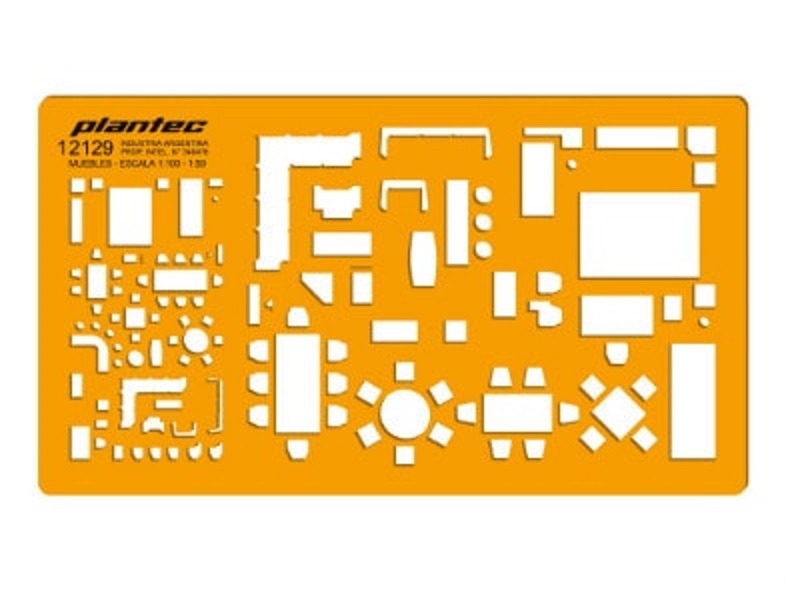 PLANTILLA DE MUEBLES 1:100/1:50 PLANTEC