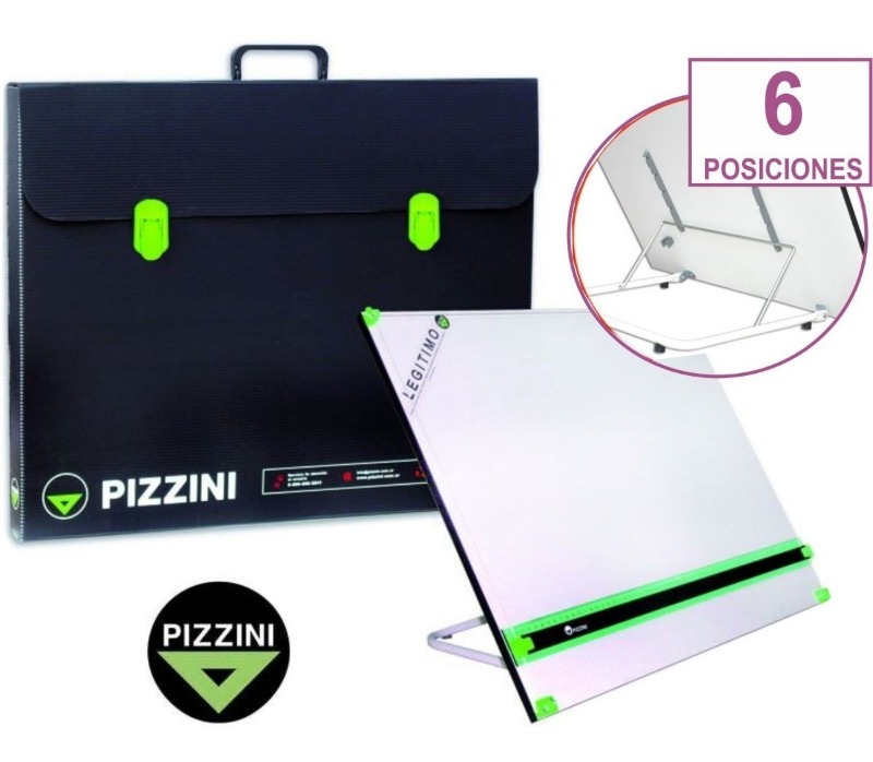 TABLERO 50x60 C/PARAL-ATRIL REG.yVALIJA PIZ