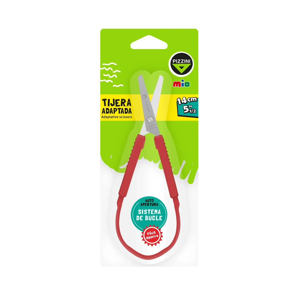 TIJERA ADAPTADA 14cm SIST. BUCLE PIZZINI