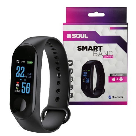 RELOJ SMART BAND SLIM 100 AZUL BLUETOO SOUL
