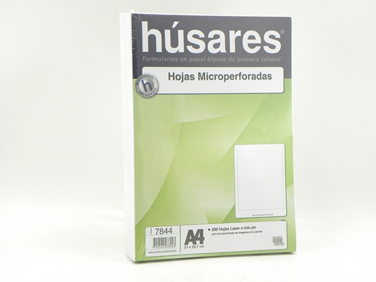 PAPEL A4 MICRO-PERFORADA P/6 HUSARES