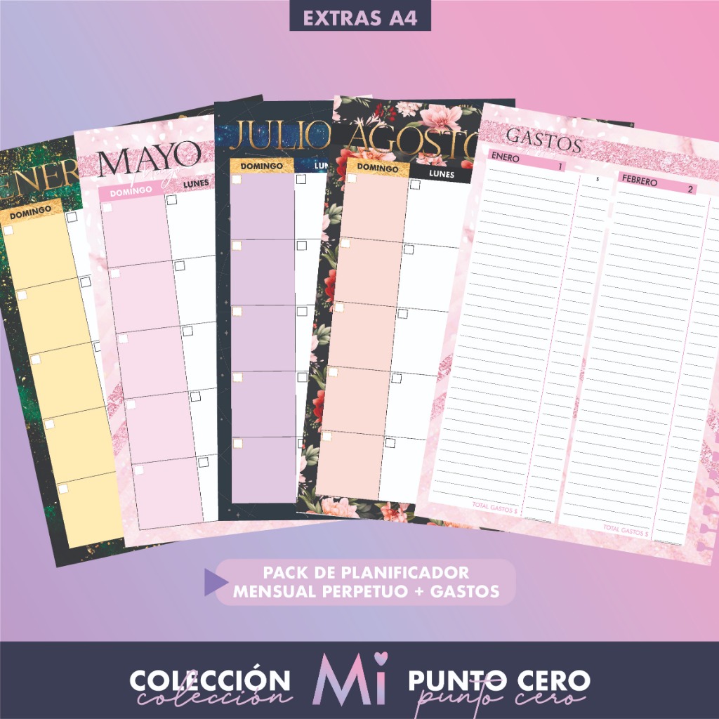 PLANIF. A5 x12 MESES P/CUAD.INTELIGENTE 