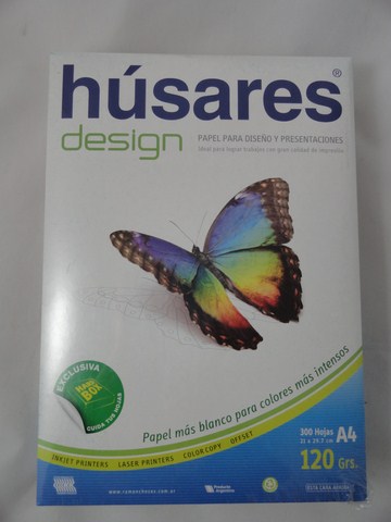 PAPEL A4 120grs.x300hjs.NOPA COLOR HUSARES