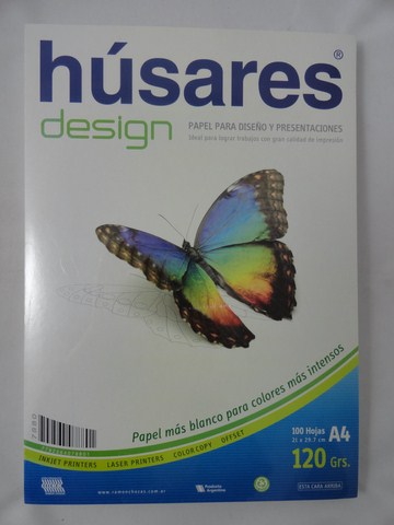 PAPEL A4 120grs.x100hjs.NOPA COLOR HUSARES