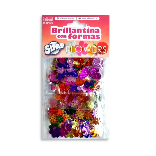 BRILLANTINA GIBRE COL.FLOWERS x5u.