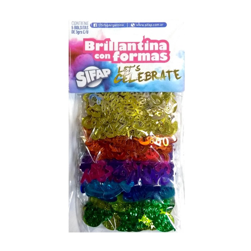 BRILLANTINA GIBRE COL.CELEBRATE x5u.