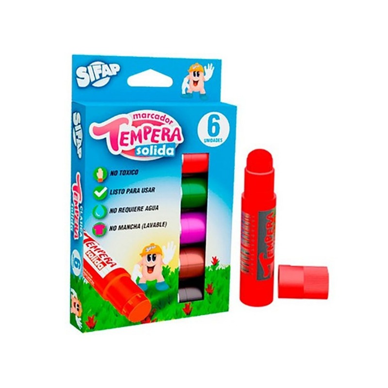 TEMPERA SOLIDA CLASICA x6u.