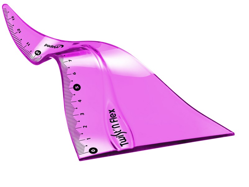 MAPED*ESCUADRA 60 *FLEXIBLE 15CM.TWIST'N FLEX