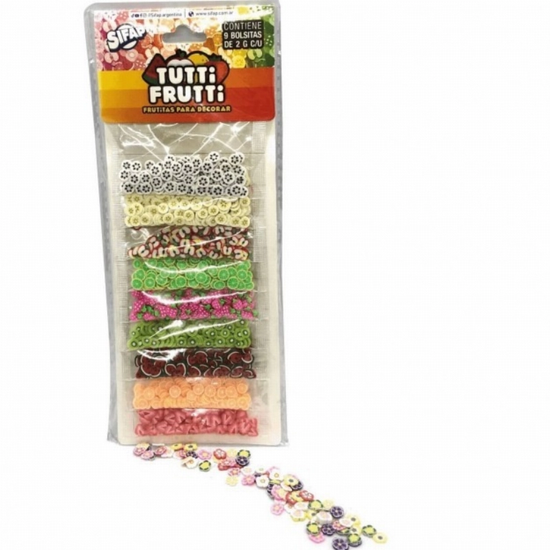FRUTITAS P/ DECO TUTTI FRUTTI 9s X 2gr SIFAP