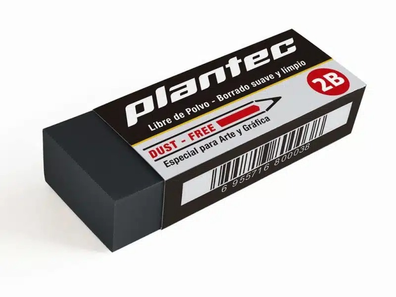 GOMA P/LAPIZ LIBRE DE POLVO NEGRA