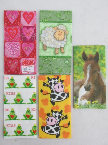 PAÑUELITOS P/DECOUPAGE 14x14cm. x1u.