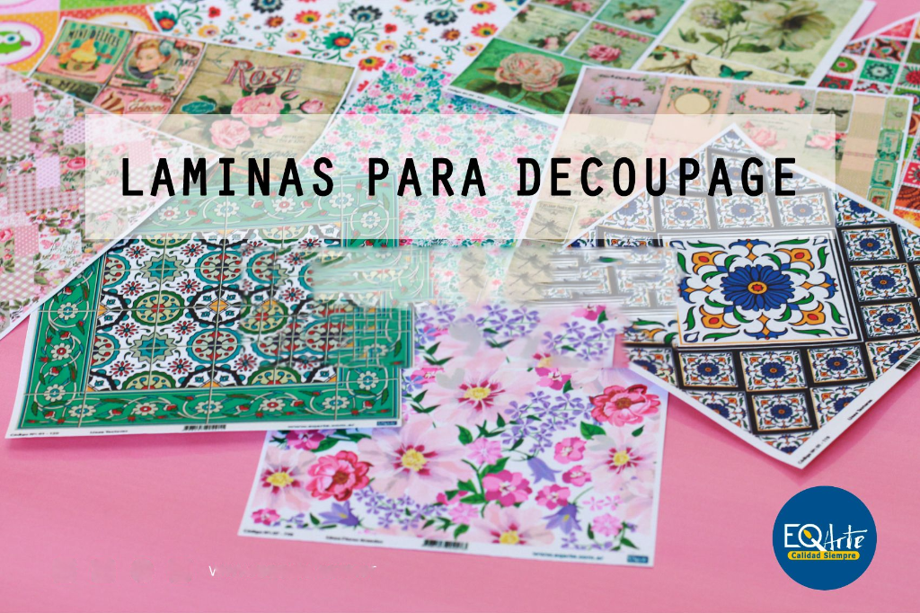LAMINAS P/DECOUPAGE 32x32cm.x1u.EQ