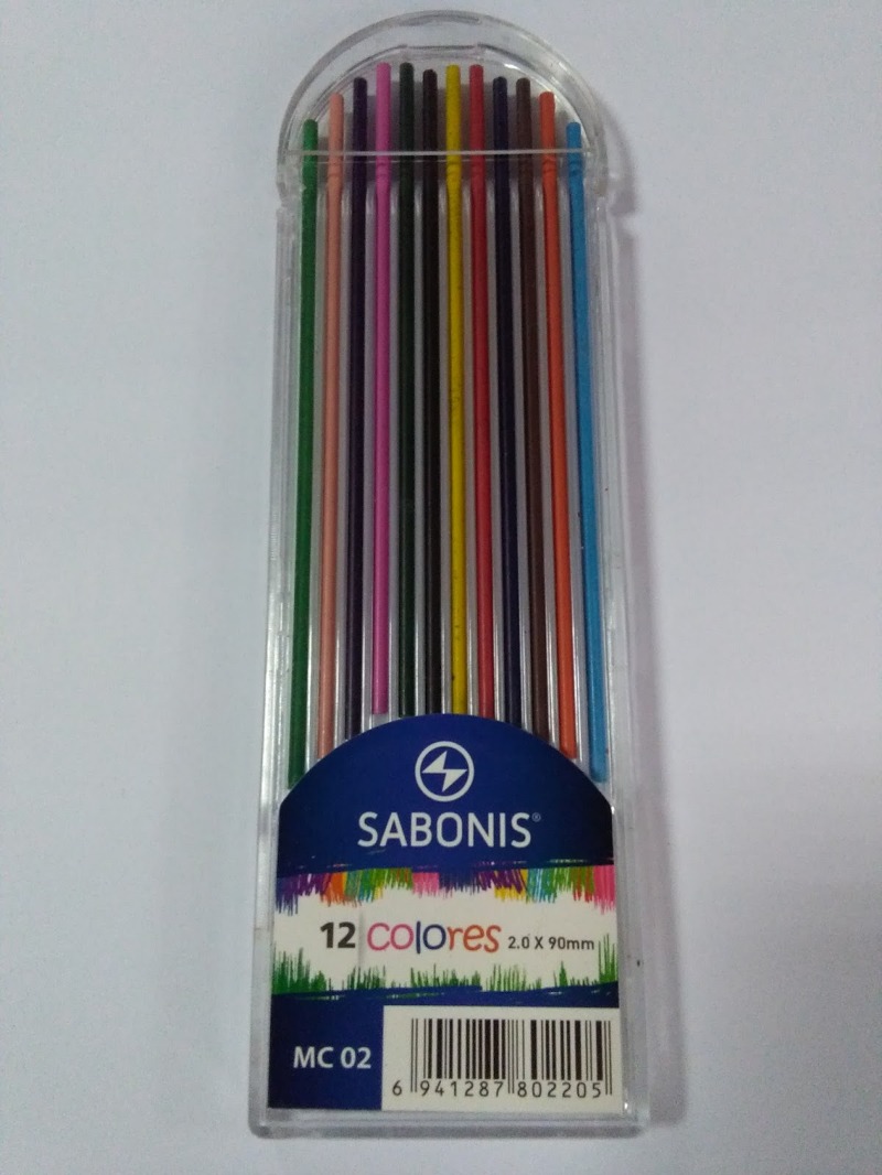 MINAS 1.3mm. x8u. DE COLOR SABONIS