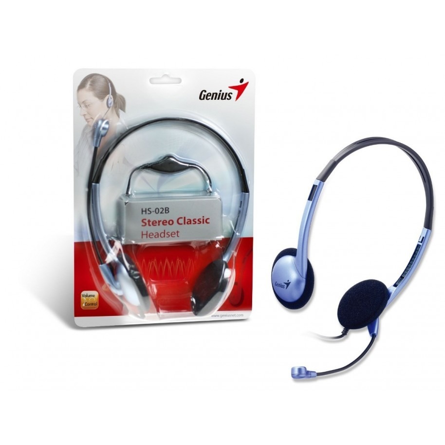 AURICULAR C/MICROFONO HS-02B GENIUS